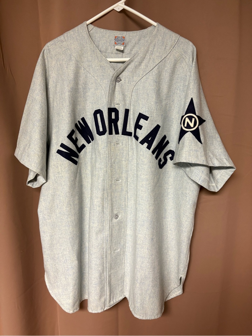 Ebbets Field Flannels New Orleans Pelicans wool jersey Size XXL #6